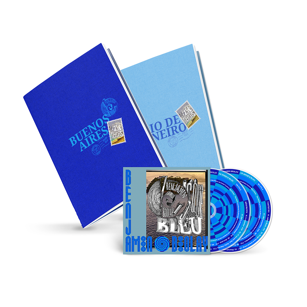 Livre 2 CD (24 titres) | Le Disque Bleu + 2 carnets “Visiteurs”