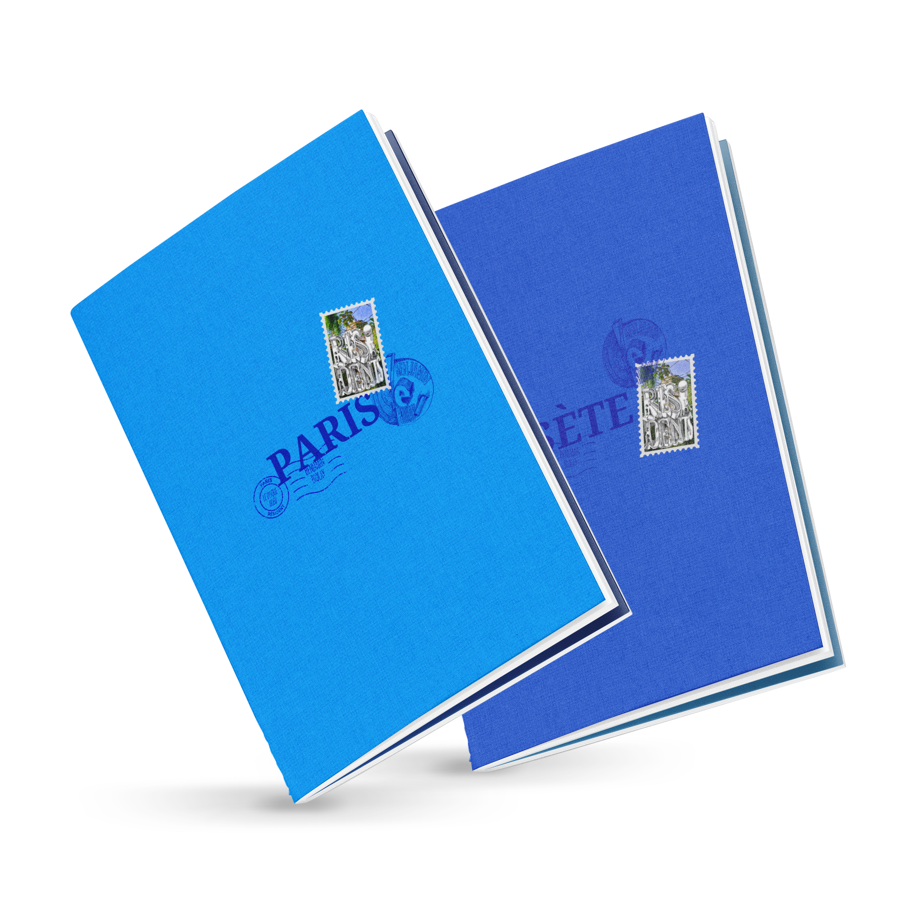 Lot de 2 carnets “Résidents”