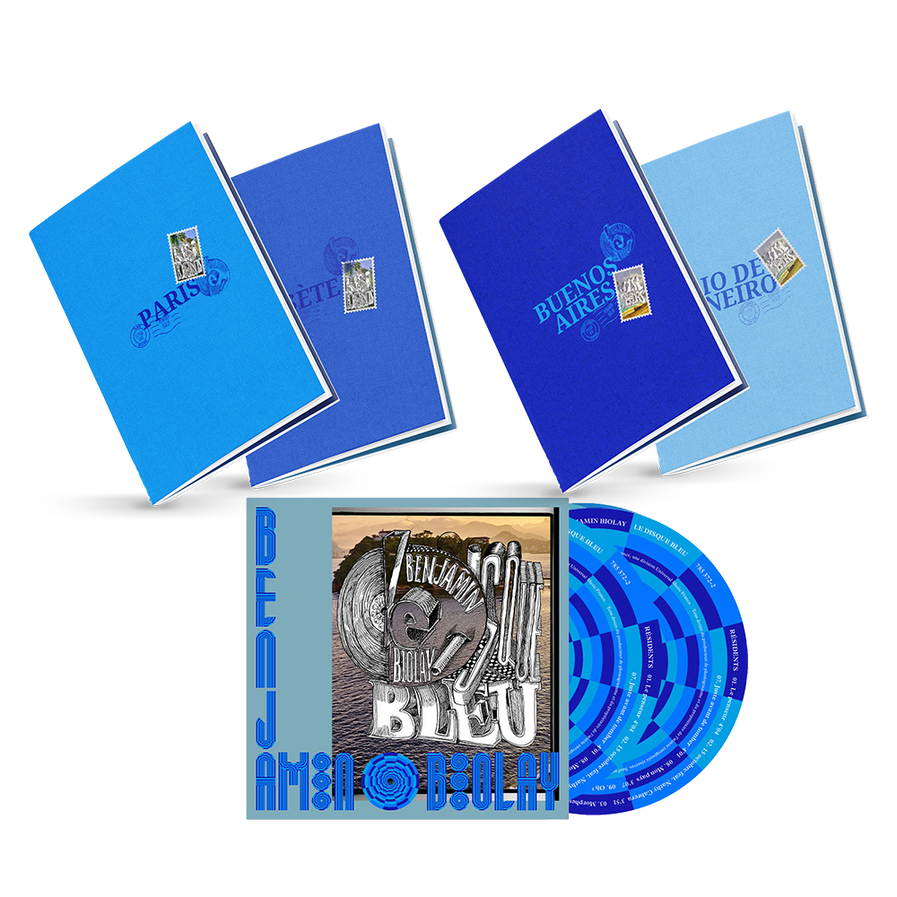 Livre 2 CD (24 titres) | Le Disque Bleu + 2 carnets "Résidents" + 2 carnets “Visiteurs”