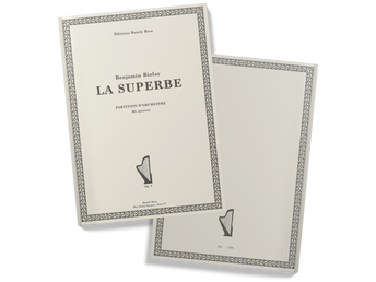 Double vinyle « À l’Auditorium » + Partition « La superbe » numérotée et signée