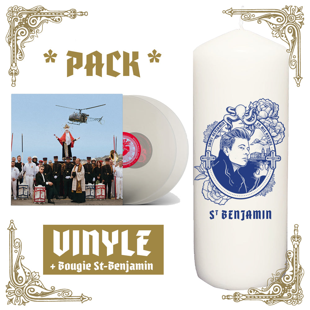 Pack Double Vinyle Exclusif + Bougie