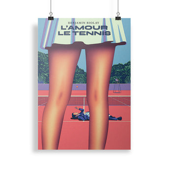 Affiche | Affiche collector «  L’amour, le tennis »