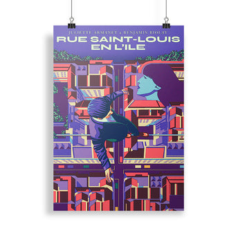 Affiche | Affiche collector "Rue Saint-Louis en l'île"